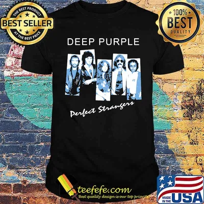 Deep purple perfect strangers band music rock shirt
