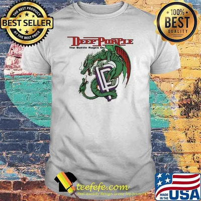 Deep Purple the battle rages on dragon shirt