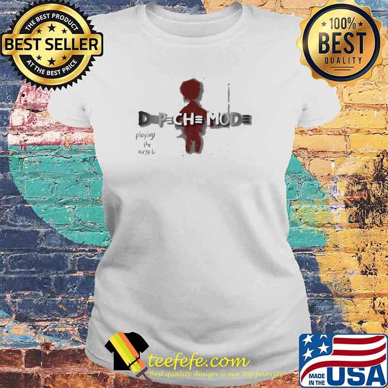 Depeche mode playing the angel guitar Laides tee Depeche mode playing the angel guitar Laides tee