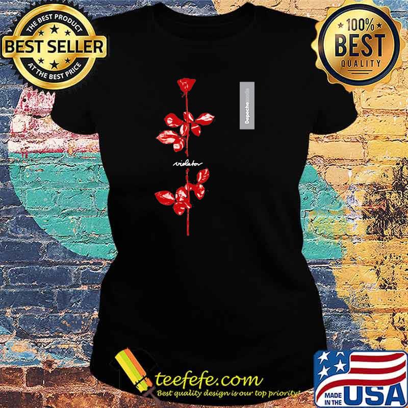 Depeche Mode sling bag violator rose red Ladies tee Depeche Mode sling bag violator rose red Ladies tee