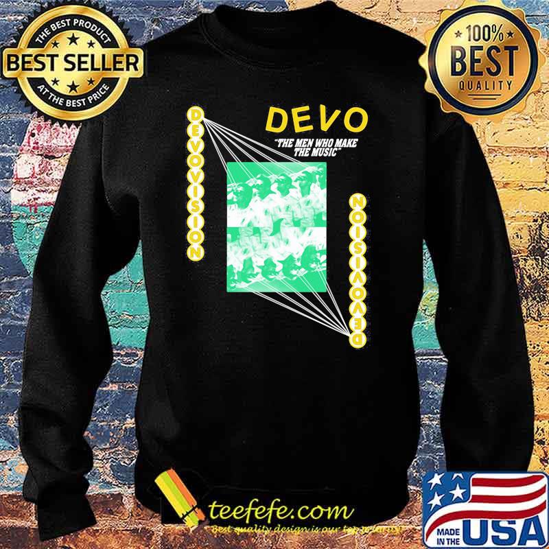Devo the men who make the music devovision Sweater Devo the men who make the music devovision Sweater
