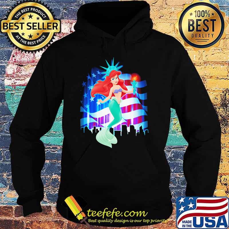 Disney Little Mermaid Ariel 4th Of July Independence Shirt Hoodie Disney Little Mermaid Ariel 4th Of July Independence Shirt Hoodie