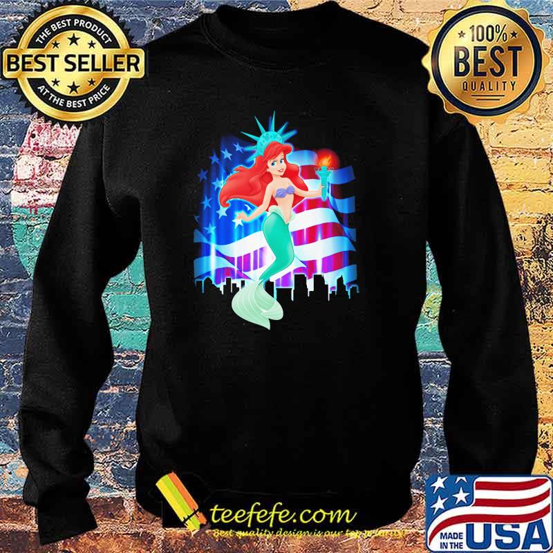 Disney Little Mermaid Ariel 4th Of July Independence Shirt Sweater Disney Little Mermaid Ariel 4th Of July Independence Shirt Sweater