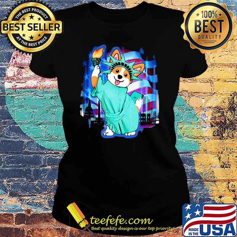Dog Liberty American Flag Shirt Ladies tee Dog Liberty American Flag Shirt Ladies tee
