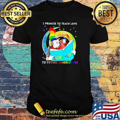 Dr Seuss cat I promise to teach love to future generations LGBT shirt