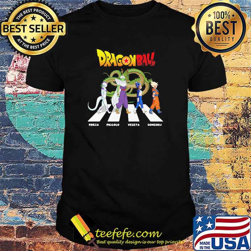 Dragon Ball Frieza Piccolo Vegeta Songoku Abbey Road Shirt