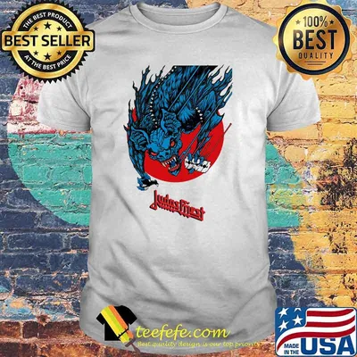 Dragon skull blood moon Judas priest defenders of the faith shirt