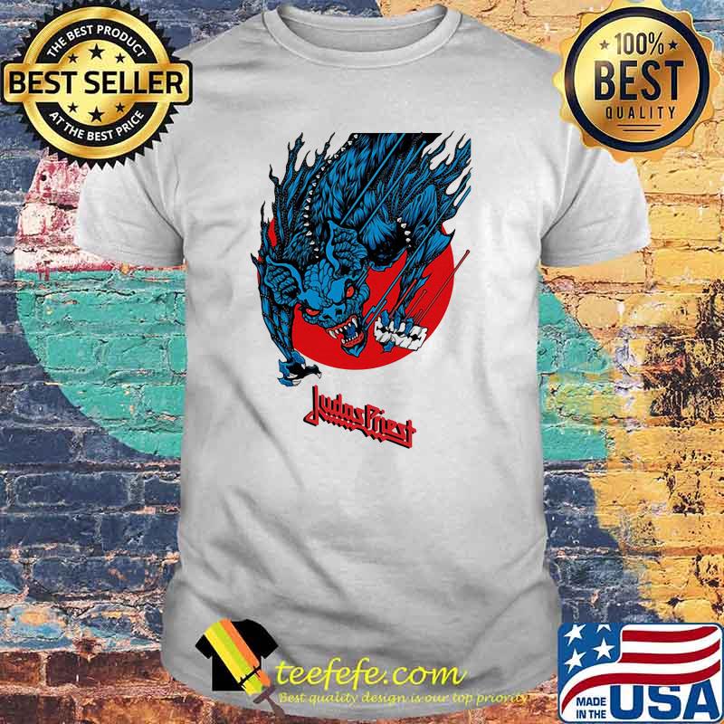 Dragon skull blood moon Judas priest defenders of the faith shirt