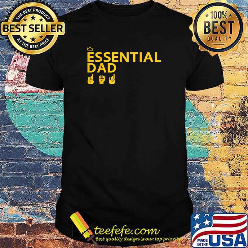Essential Dad Black Dad African American Pride T-Shirt