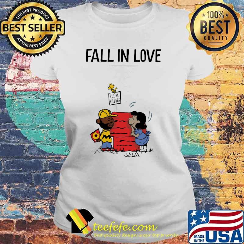 Fall in love slum village peanuts madvillain Laides tee Fall in love slum village peanuts madvillain Laides tee