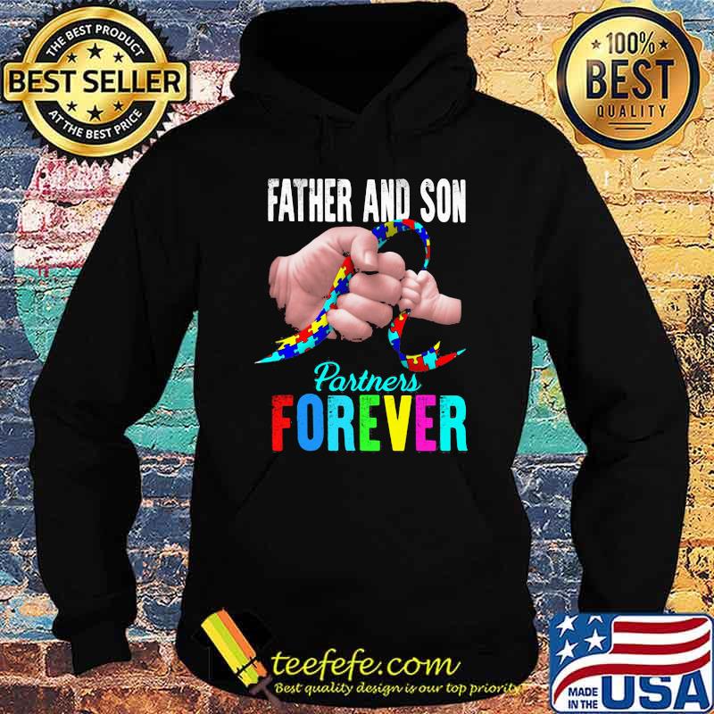 Father and Autism Son Partners Forever Autism Shirt Hoodie Father and Autism Son Partners Forever Autism Shirt Hoodie