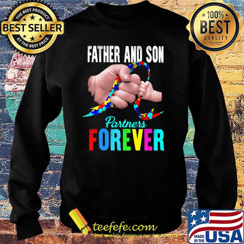 Father and Autism Son Partners Forever Autism Shirt Sweater Father and Autism Son Partners Forever Autism Shirt Sweater
