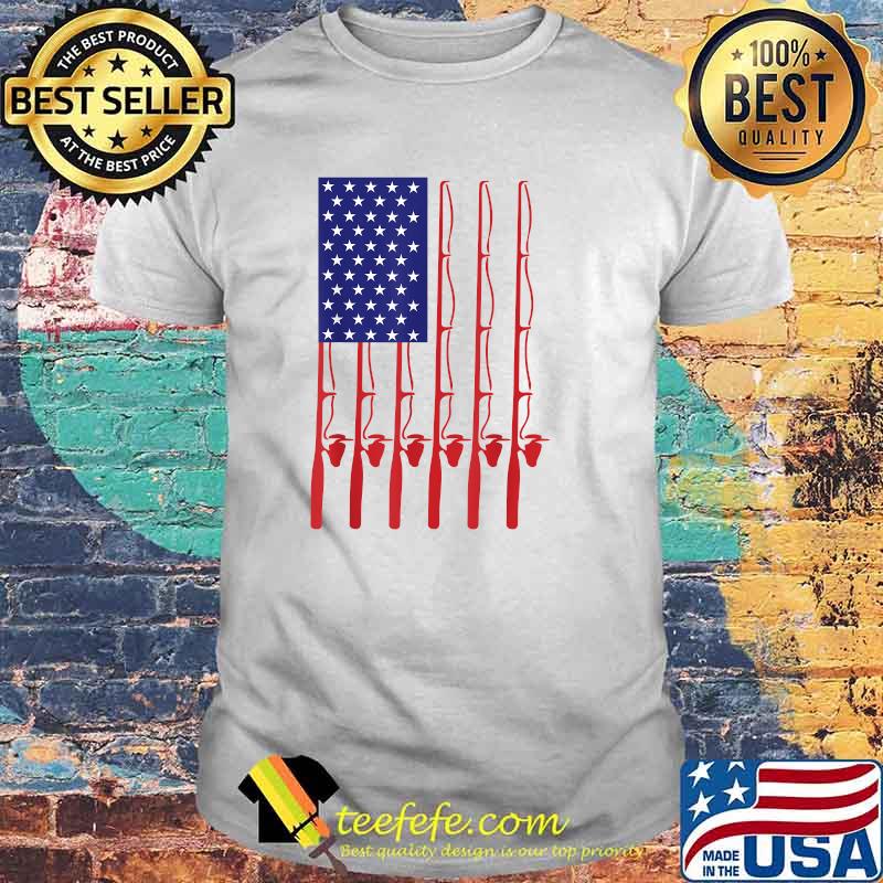 Fathers Day Fishing flag Shirt