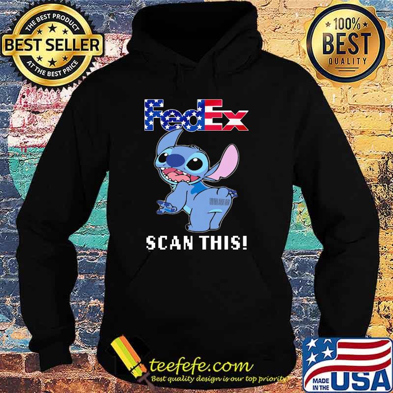 Fedex scan this american flag stitch Hoodie Fedex scan this american flag stitch Hoodie