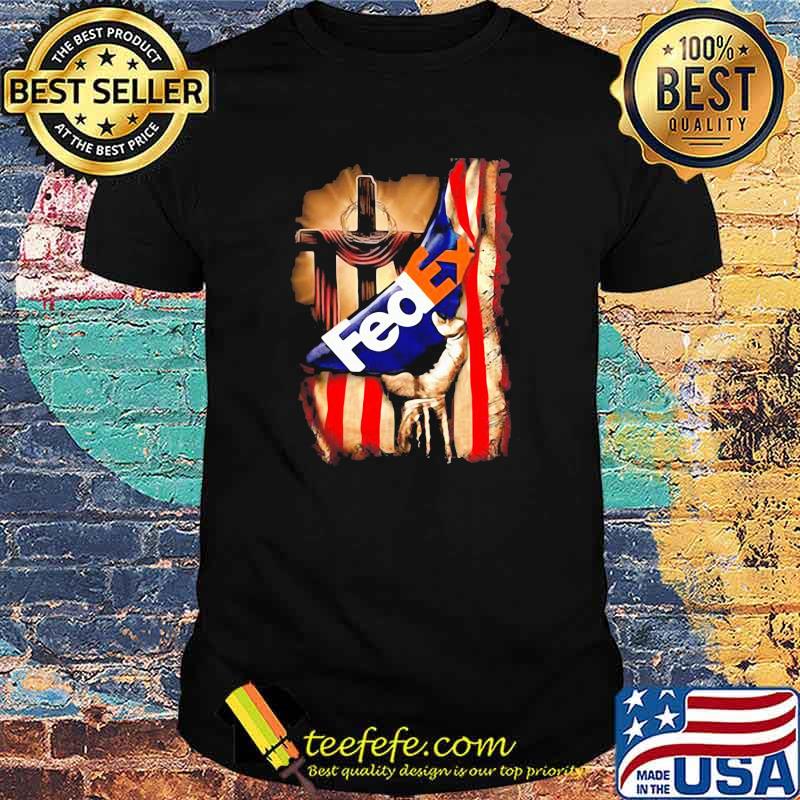 Fedex Vintage American Flag God Shirt