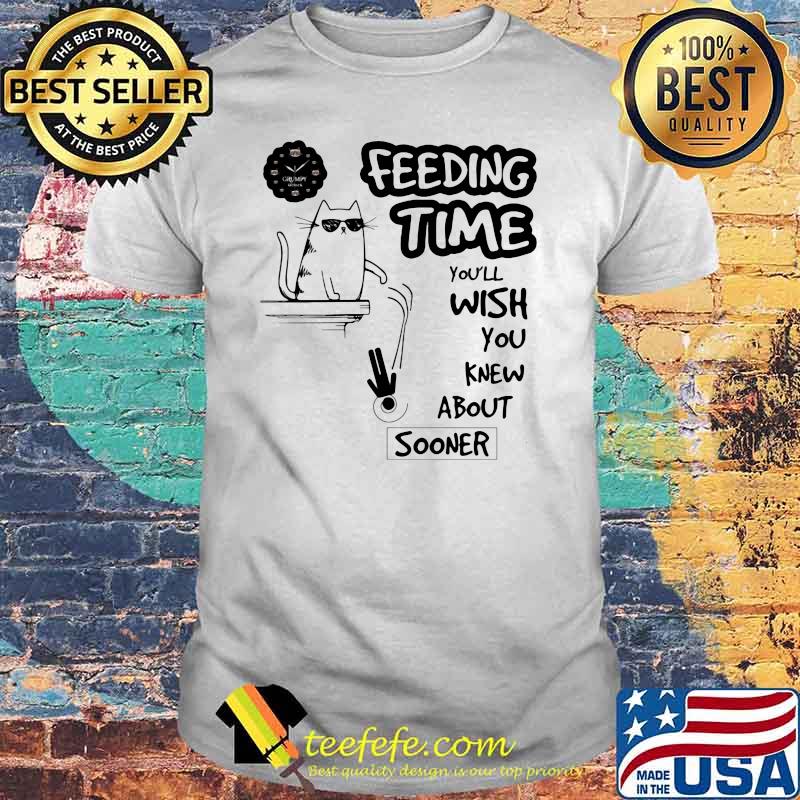 Feeding Time You'll Wish You Knew About Sooner Cat Shirt