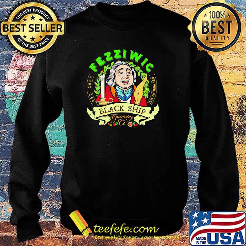 Fezziwic Black Ship Grooming To Net Weight Shirt Sweater Fezziwic Black Ship Grooming To Net Weight Shirt Sweater