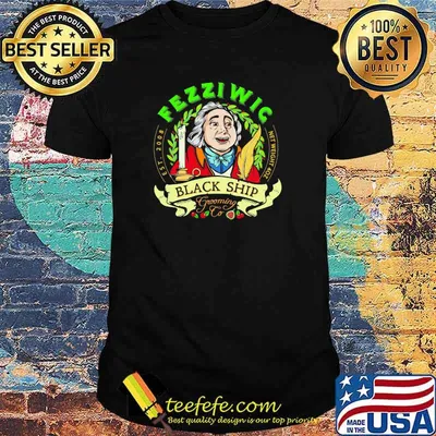 Fezziwic Black Ship Grooming To Net Weight Shirt