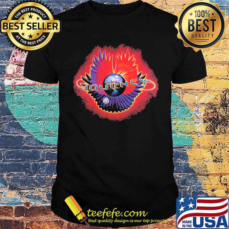 Fire Logo Rock band music Journey shirt