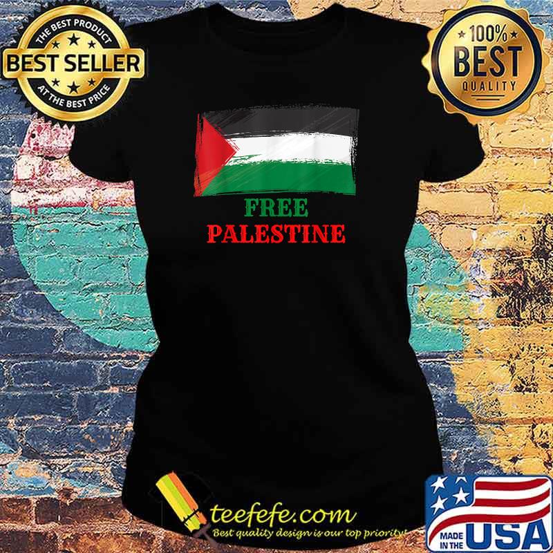 Free Jerusalem Palestine Flag Shirt Ladies tee Free Jerusalem Palestine Flag Shirt Ladies tee