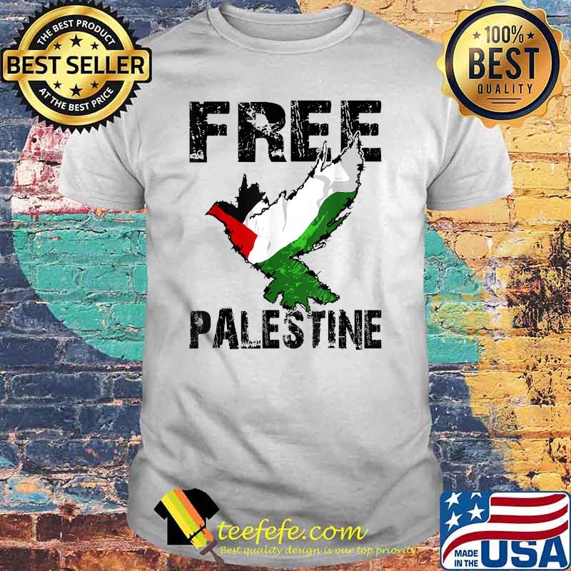 Free Palestine Palestinian Flag Bird Eagle Palestine T-Shirt Free Palestine Palestinian Flag Bird Eagle Palestine T-Shirt