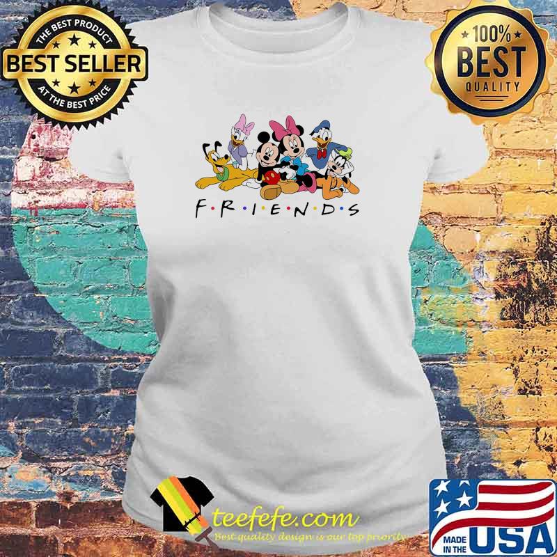 Friends disney mickey minnie donald scoopy Laides tee Friends disney mickey minnie donald scoopy Laides tee
