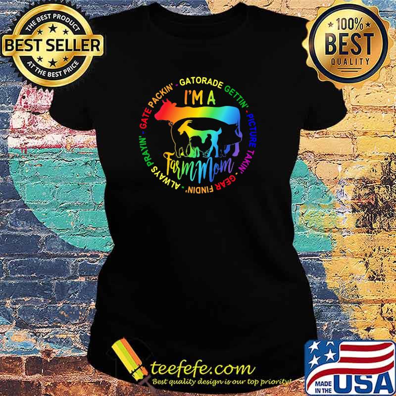 Gate Packin' Gatorade Gettin' Picture Takin' Gear Findin' Always Prayin' Goat Pig Cow Chicken LGBT Shirt Ladies tee Gate Packin' Gatorade Gettin' Picture Takin' Gear Findin' Always Prayin' Goat Pig Cow Chicken LGBT Shirt Ladies tee