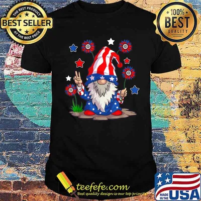 Gnomes 4th Of July Independence American Flag Shirt