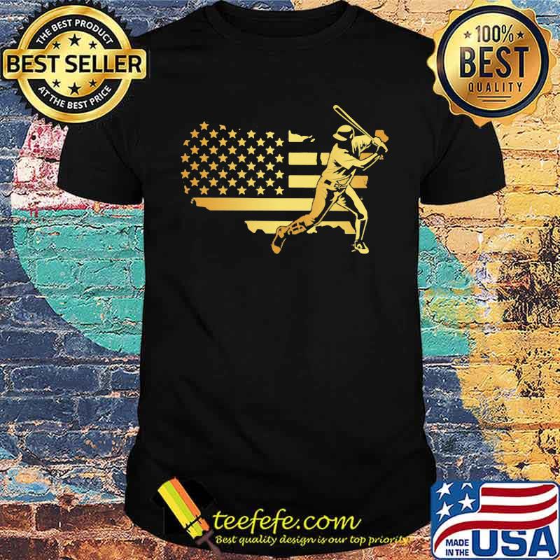 Gold Flag Baseball American Shirt Gold Flag Baseball American Shirt