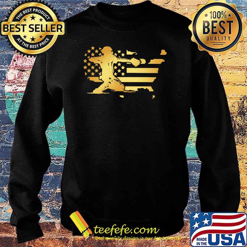 Gold Flag Catcher American Shirt Sweater Gold Flag Catcher American Shirt Sweater
