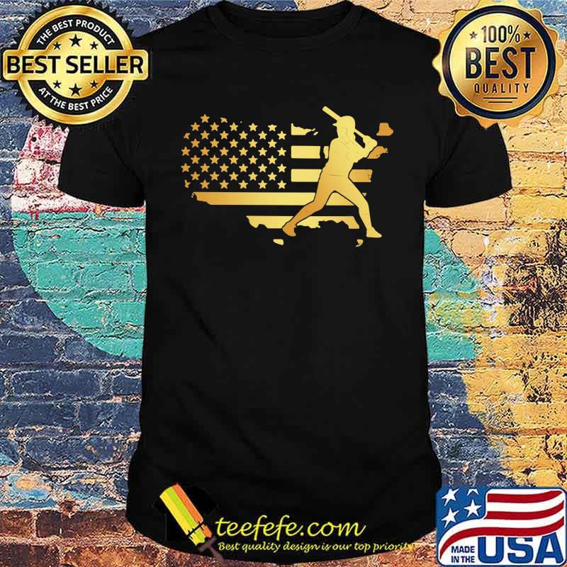 Gold Flag Softball American Shirt Gold Flag Softball American Shirt