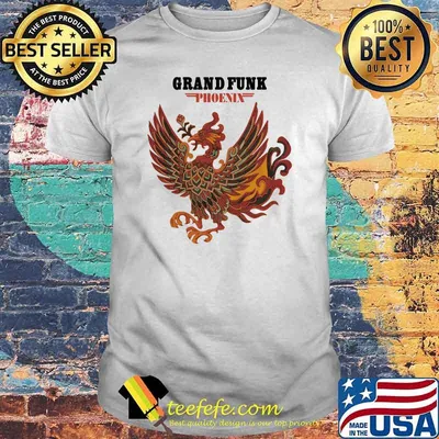 Grand funk phoenix logo rock band shirt