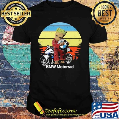 Groot hug logo BMW Motorrad vintage shirt