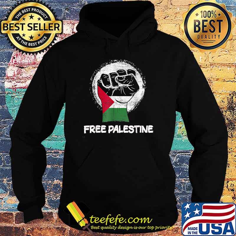 Hand Flag Free Palestine Shirt Hoodie Hand Flag Free Palestine Shirt Hoodie