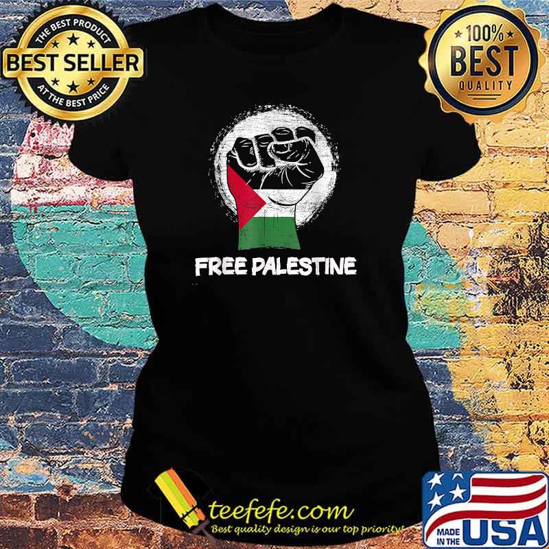 Hand Flag Free Palestine Shirt Ladies tee Hand Flag Free Palestine Shirt Ladies tee