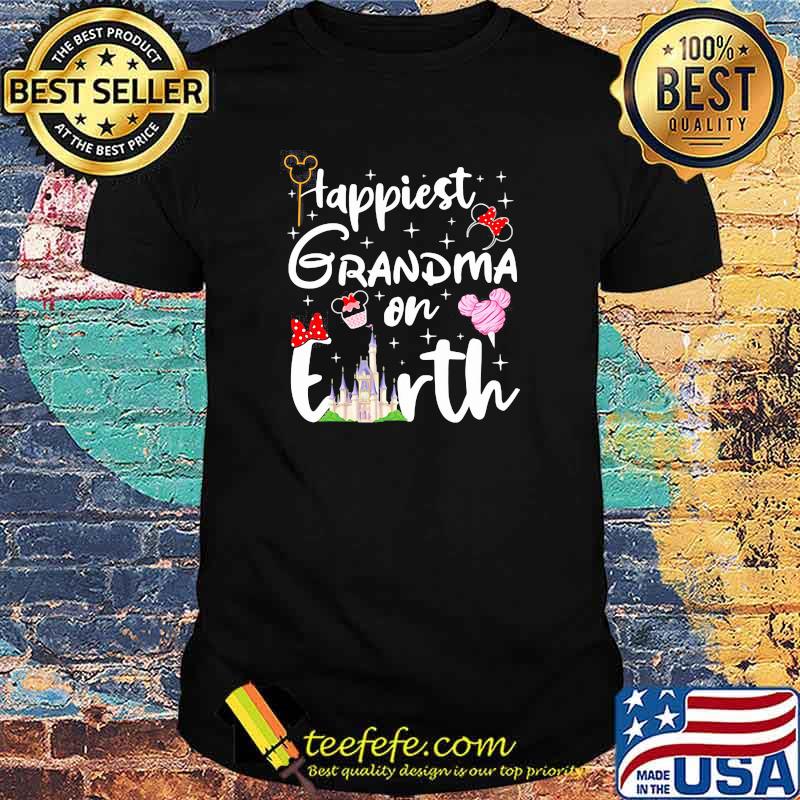 Happiest grandma on earth disney candy shirt Happiest grandma on earth disney candy shirt