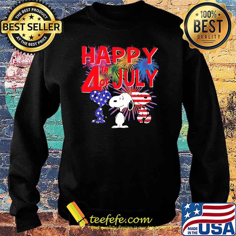 Happy 4th of July independence snoopy fireword Sweater Happy 4th of July independence snoopy fireword Sweater