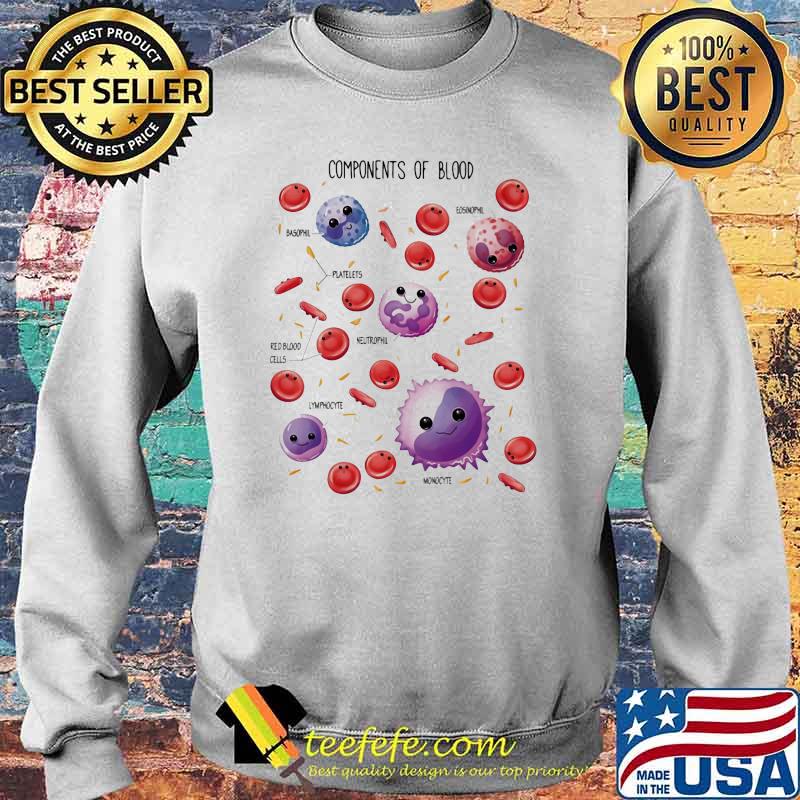 Hematology Blood Component Shirt Sweater Hematology Blood Component Shirt Sweater