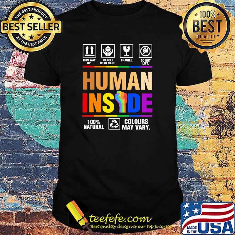 Human Insight 100% Natural Colours May Vary LGBT Shirt