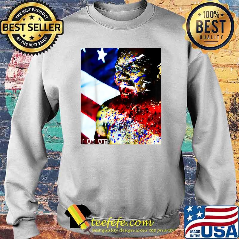 I am art Juneteenth BLM, ByTheseHands Artistic American Flag T-Shirt Sweater I am art Juneteenth BLM, ByTheseHands Artistic American Flag T-Shirt Sweater