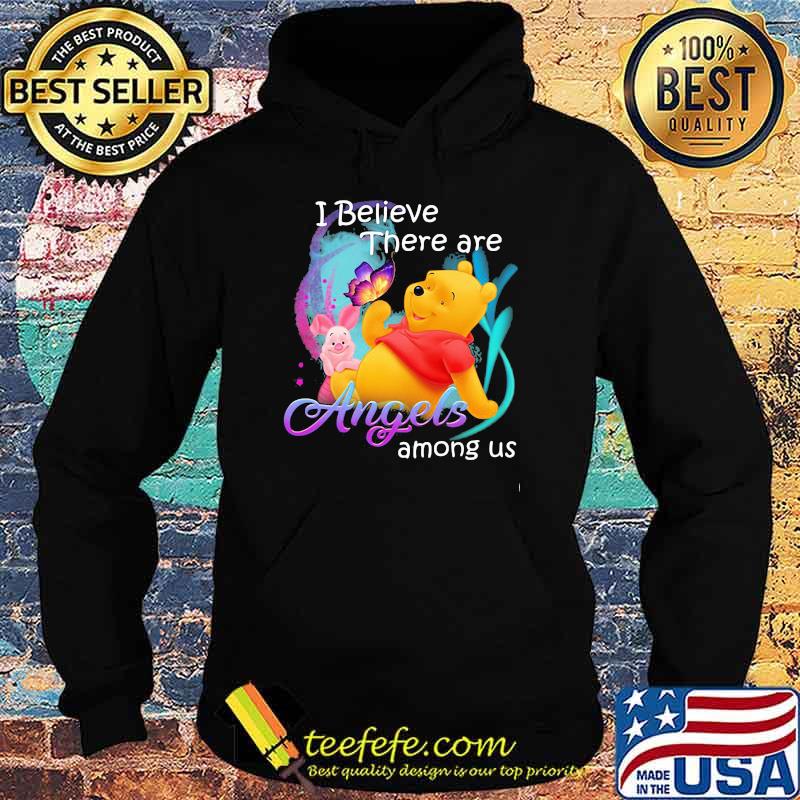 I believe there are angels among us piglet and pool bear Hoodie I believe there are angels among us piglet and pool bear Hoodie