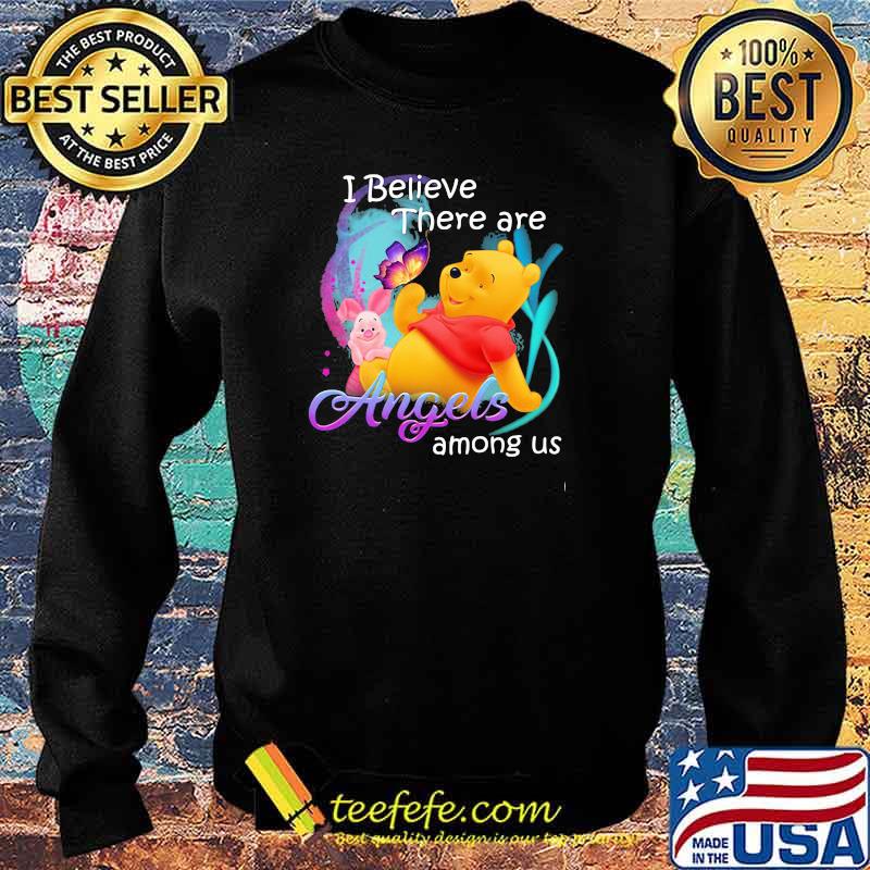 I believe there are angels among us piglet and pool bear Sweater I believe there are angels among us piglet and pool bear Sweater