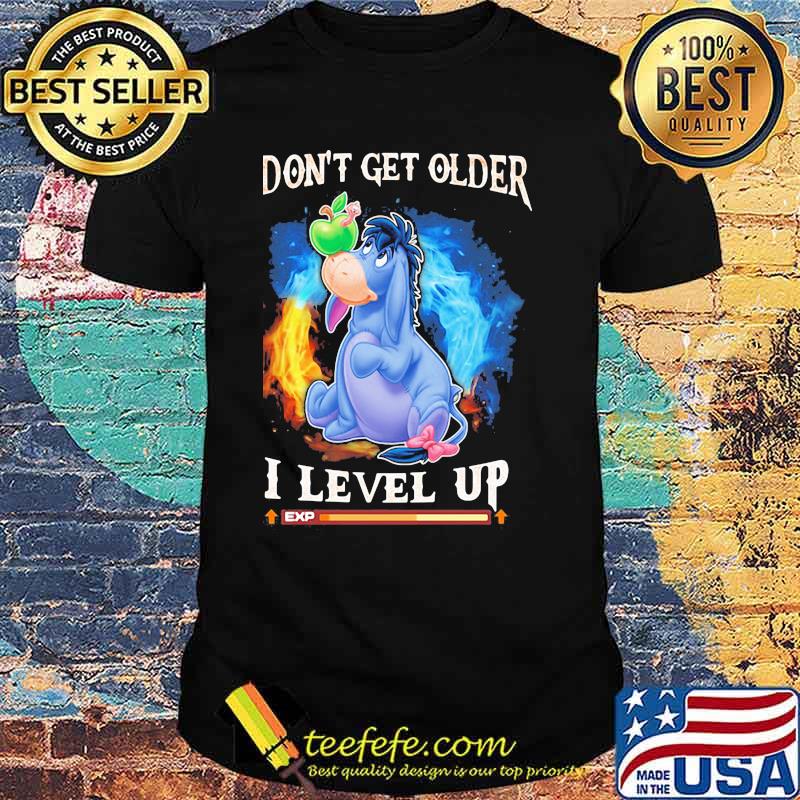 I Don’t Get Older I Level Up Donkey Shirt