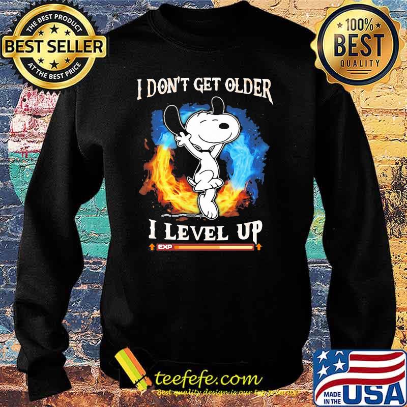 I Don’t Get Older I Level Up Snoopy Shirt Sweater I Don’t Get Older I Level Up Snoopy Shirt Sweater
