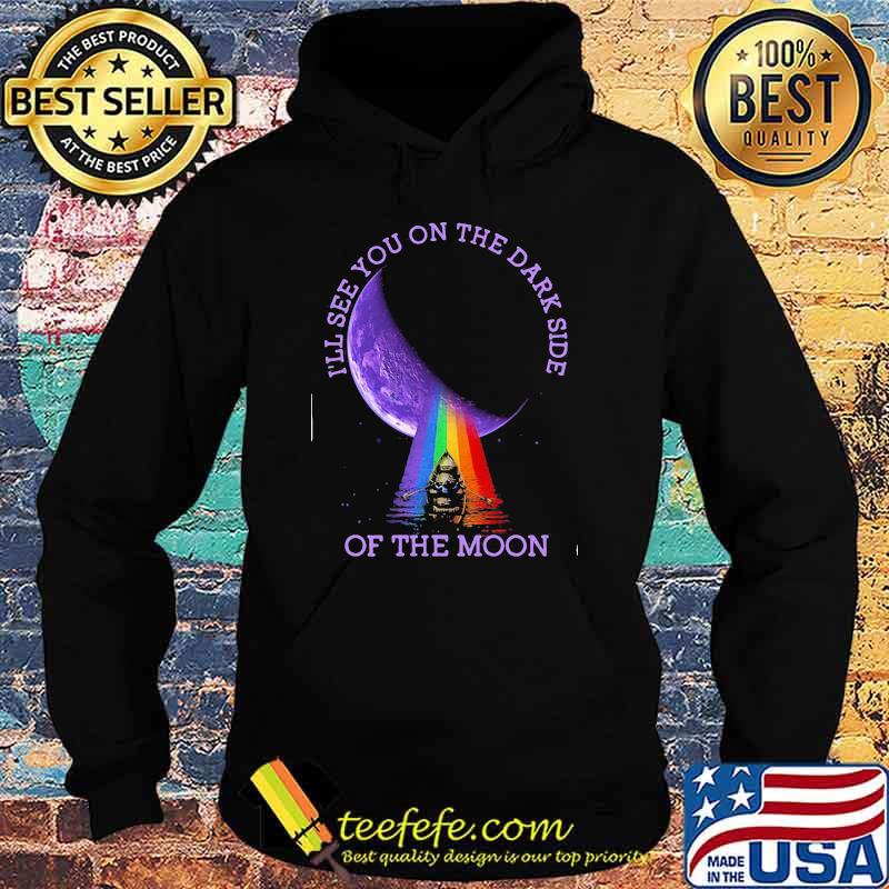 I'll see you on the dark side of the moon rainbow pink floyd Hoodie I'll see you on the dark side of the moon rainbow pink floyd Hoodie