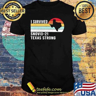 I Survived Snovid 21 Texas Strong Vintage shirt