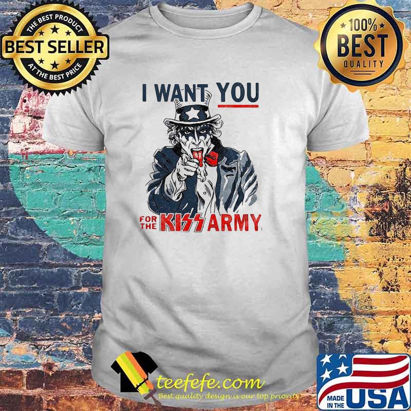 I want you for the kiss army uncle sam shirt