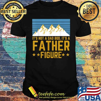 It's Not A Dad Bod It's A Father Figure Mountain T-Shirt