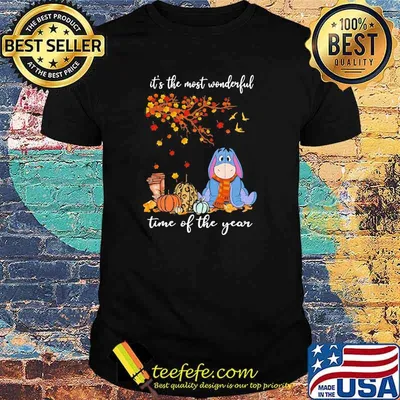 Its the most wonderful time of the year pumpkin eeyore shirt