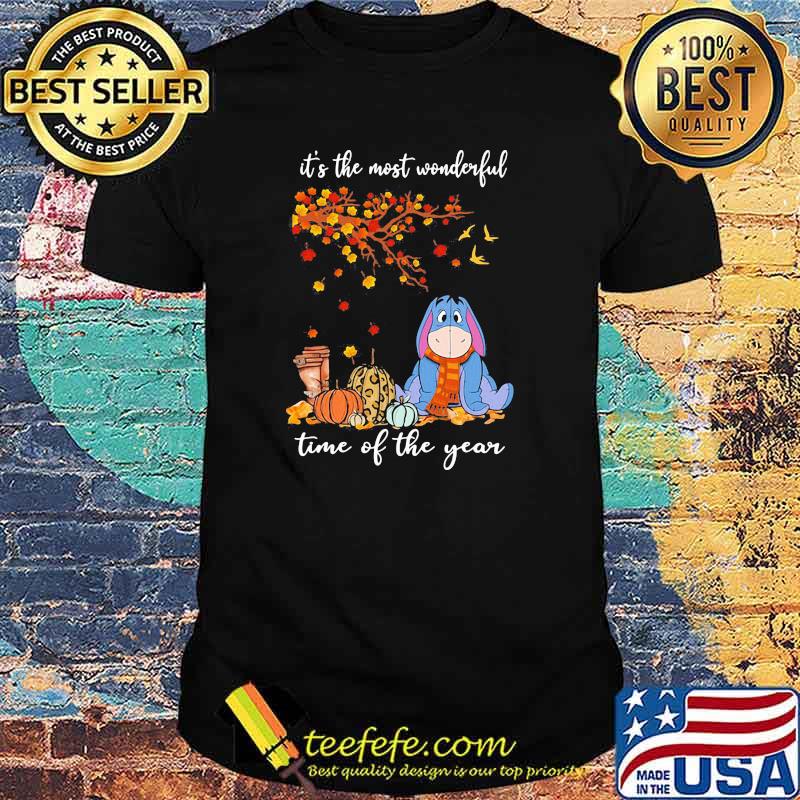 Its the most wonderful time of the year pumpkin eeyore shirt